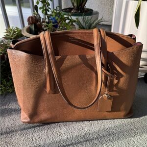 Kate Spade Tan Leather Tote Bag